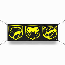 Load image into Gallery viewer, Banner - Dodge Viper Tri-logo - Multiple color options
