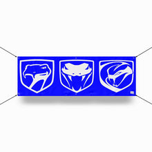 Load image into Gallery viewer, Banner - Dodge Viper Tri-logo - Multiple color options

