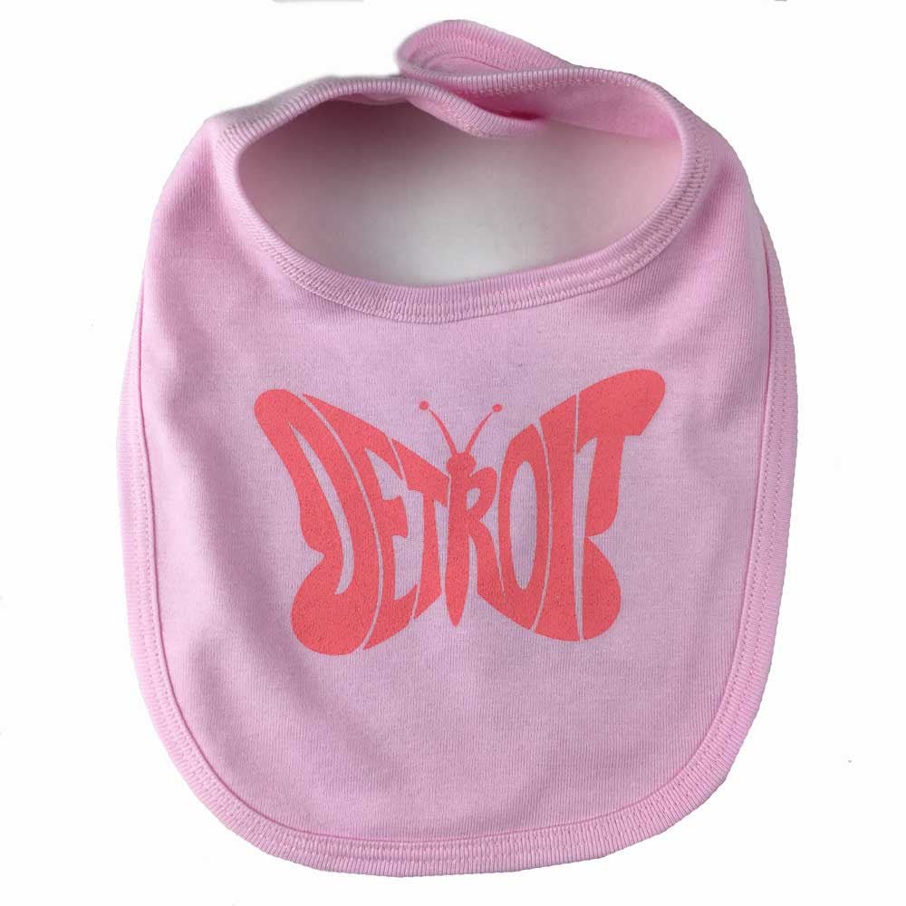 Baby Bib - Detroit Butterfly