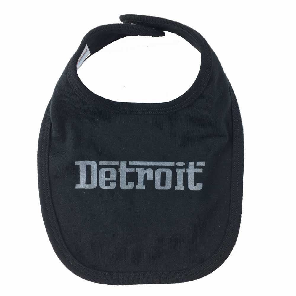 Baby Bib - Detroit Grigio