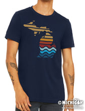 Load image into Gallery viewer, Michigan Color Bars - Navy
