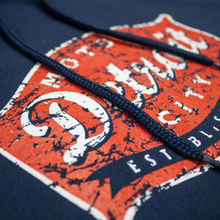 Load image into Gallery viewer, Detroit Buckle Hoodie Sweatshirt - Navy Blue
