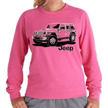 Load image into Gallery viewer, Jeep® Wrangler Line Art - French Terry Crewneck Sweatshirt
