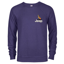 Load image into Gallery viewer, Jeep® Dogs - French Terry Crew Neck Sweatshirt - Purple
