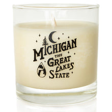 Load image into Gallery viewer, Candle - Michigan Vintage Font - various scents
