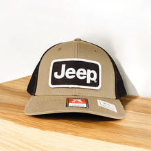 Load image into Gallery viewer, Hat - Jeep Richardson Olive/Black Patch Hat Flexfit
