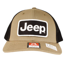 Load image into Gallery viewer, Hat - Jeep Richardson Olive/Black Patch Hat Flexfit
