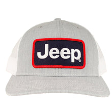 Load image into Gallery viewer, Hat - Jeep Patch Hat - Heather Grey/White
