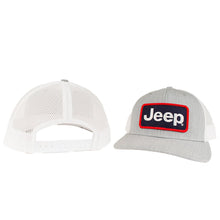 Load image into Gallery viewer, Hat - Jeep Patch Hat - Heather Grey/White
