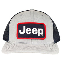 Load image into Gallery viewer, Hat - Jeep Patch Hat - Heather Grey/Navy
