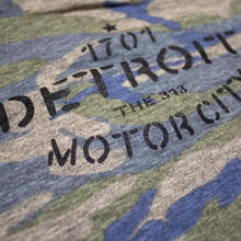 Load image into Gallery viewer, Baby Onesie - Detroit Stencil - Camo
