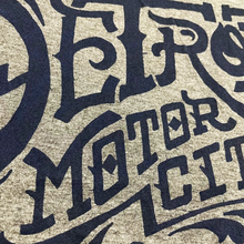 Load image into Gallery viewer, Mens Triblend Detroit Vintage Font T-shirt (Grey)
