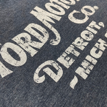 Load image into Gallery viewer, Mens Ford Distressed 1903 Text - Triblend Heather Navy
