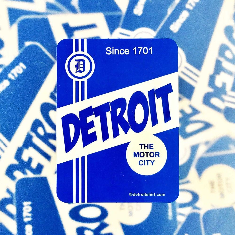 Sticker - Detroit Label