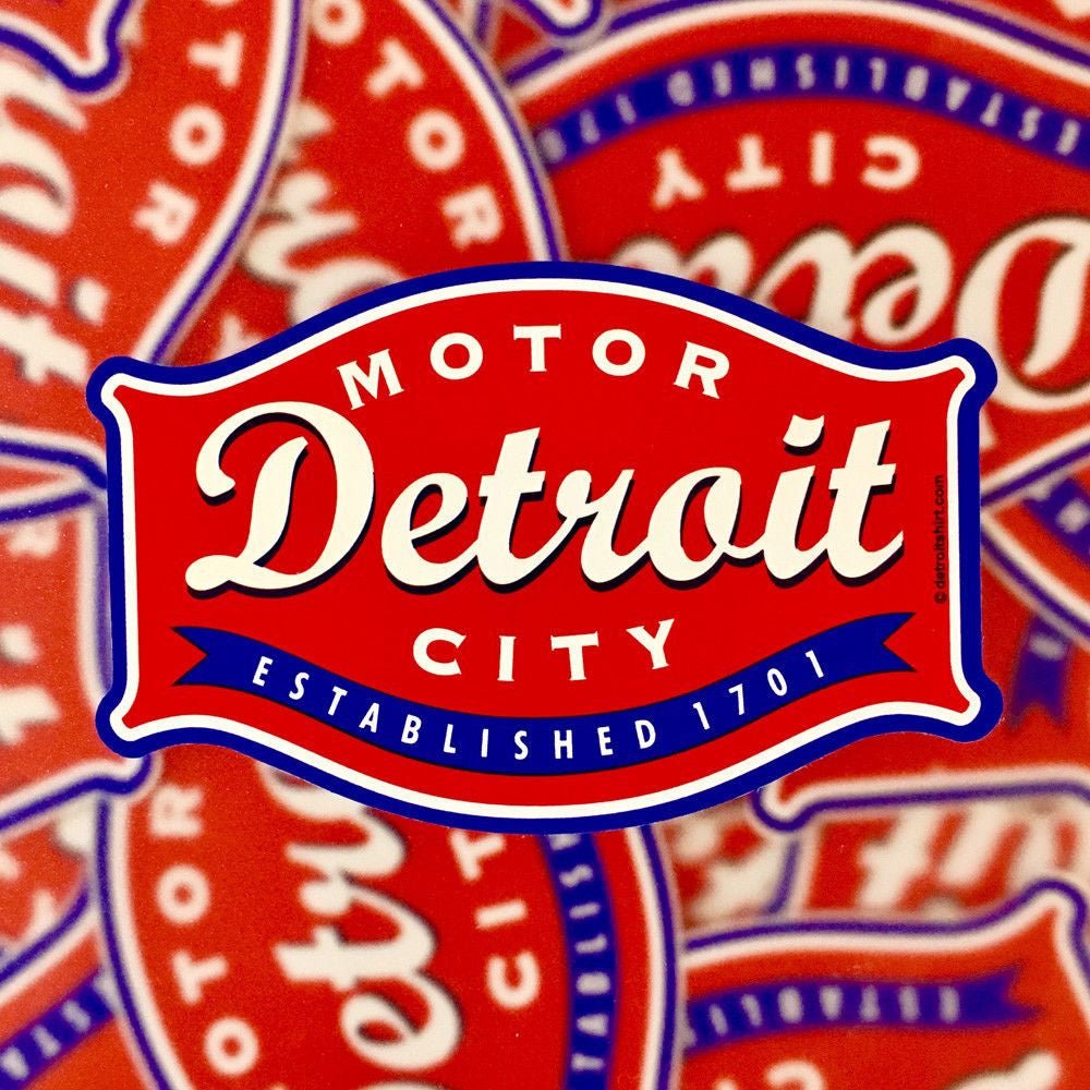 Sticker - Detroit Buckle