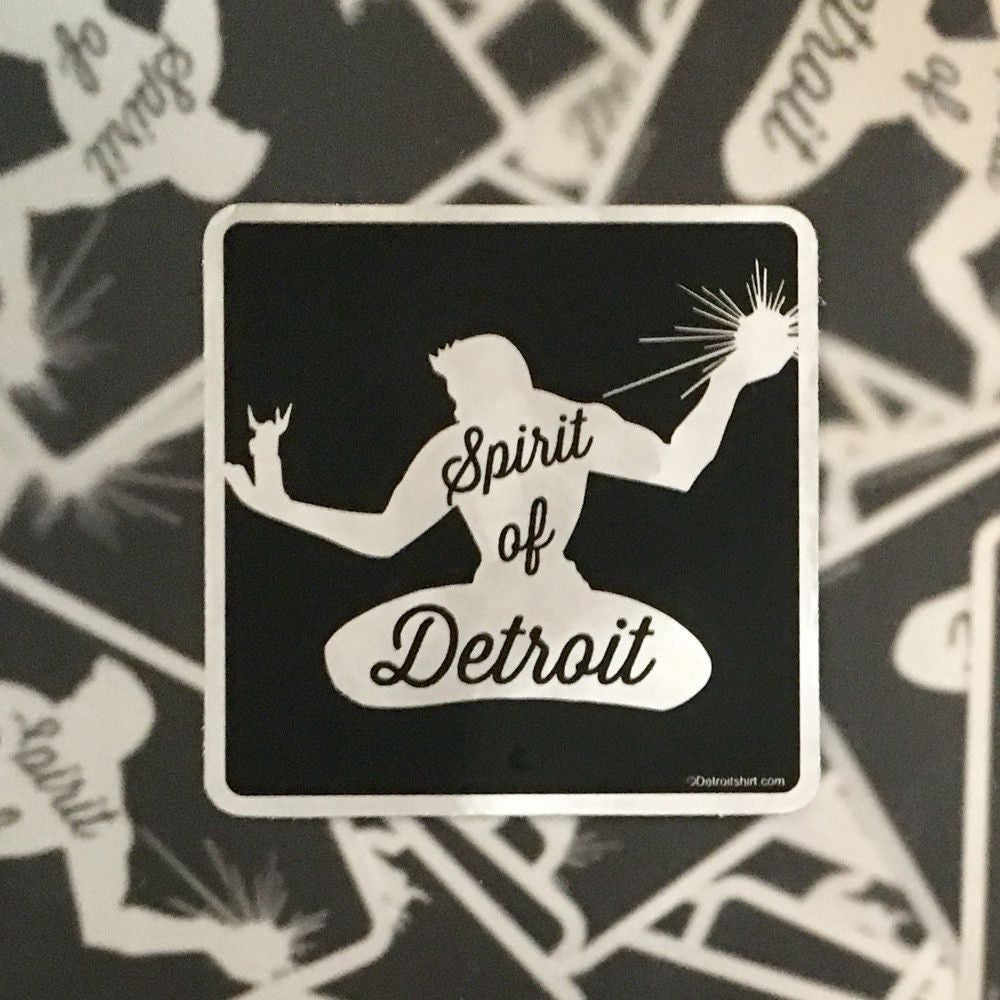Detroit Native Sticker Sticker - Spirit of Detroit – Detroit Can Company