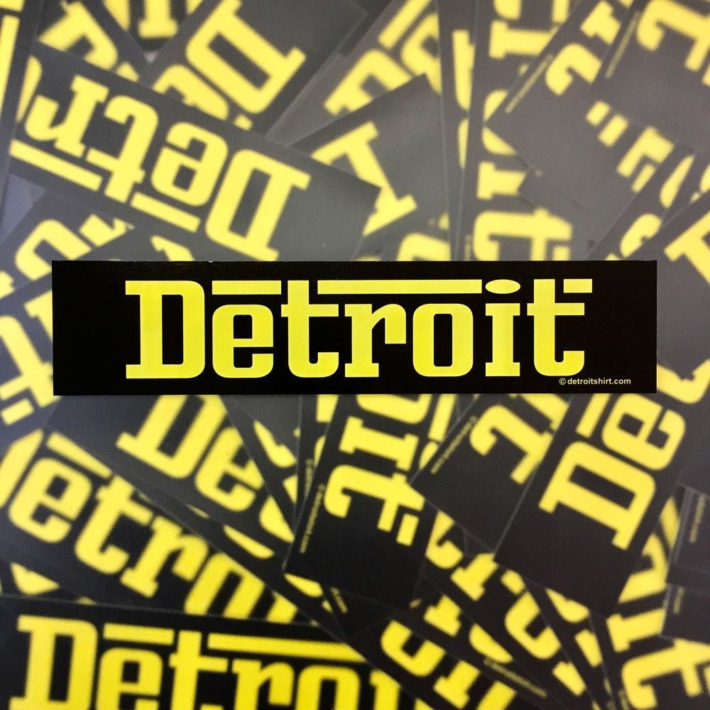 Sticker - Detroit Nero