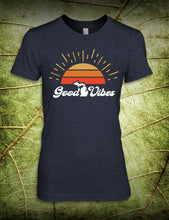 Load image into Gallery viewer, Good Vibes - Women&#39;s - Heather Navy
