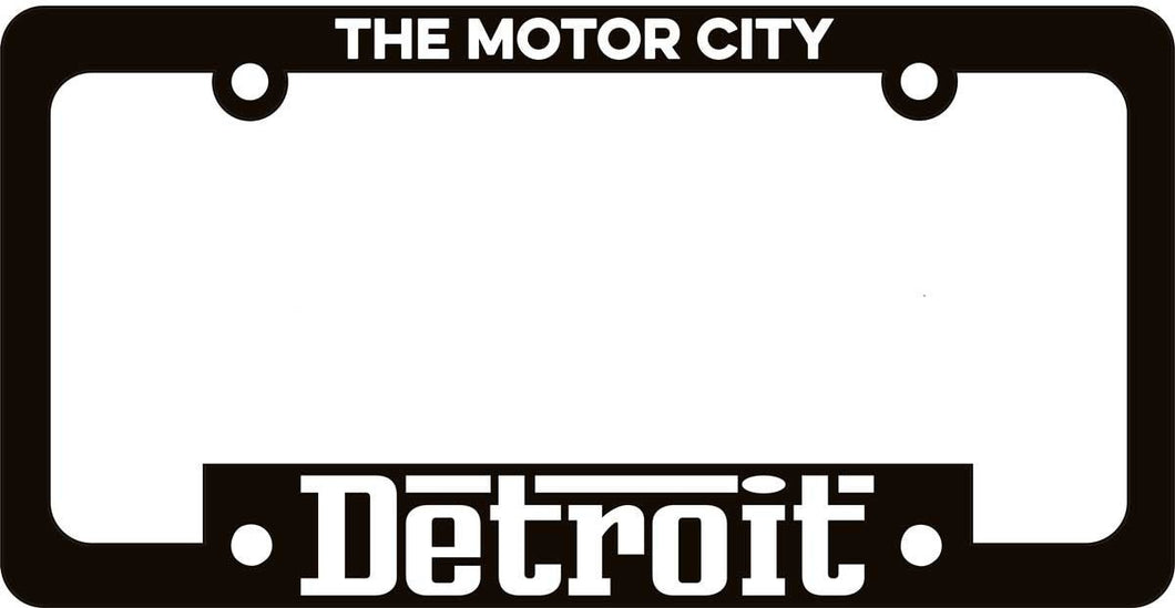 License Plate Frame - Detroit Grigio