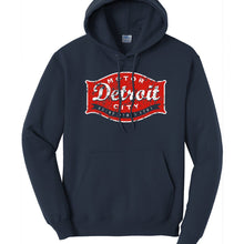 Load image into Gallery viewer, Detroit Buckle Hoodie Sweatshirt - Navy Blue
