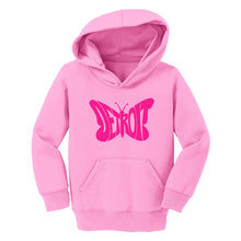 Load image into Gallery viewer, Toddler/Youth - Detroit Butterfly Hoodie - Candy Pink
