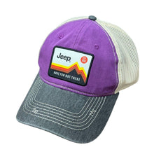 Load image into Gallery viewer, Hat - Jeep Have Fun Out There Patch Garment Washed Trucker
