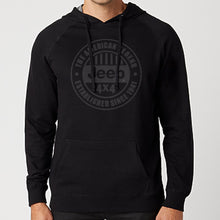 Load image into Gallery viewer, Mens Jeep® American Legend French Terry Hoodie - Black

