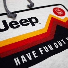 Load image into Gallery viewer, Mens Jeep® Have Fun Out There Vintage Hoodie - Grey/Natural

