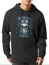 Load image into Gallery viewer, Detroit Helmet Skull - Unisex Hoodie - Black
