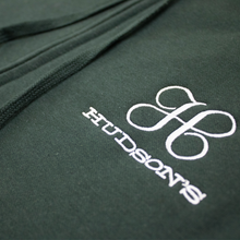 Load image into Gallery viewer, Hudson&#39;s Detroit Zip Hoodie Sweatshirt - Forest Green

