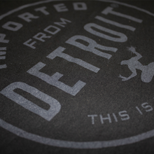 Load image into Gallery viewer, Mens Imported From Detroit Circle T-shirt - Black
