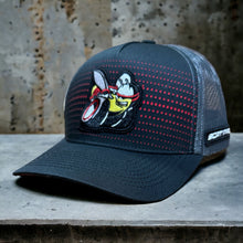Load image into Gallery viewer, Hat - Dodge Scat Pack Rumble SnapBack Trucker - Black/Charcoal/Red
