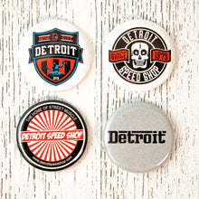 Load image into Gallery viewer, Button - Detroit Garage - 4 button pack
