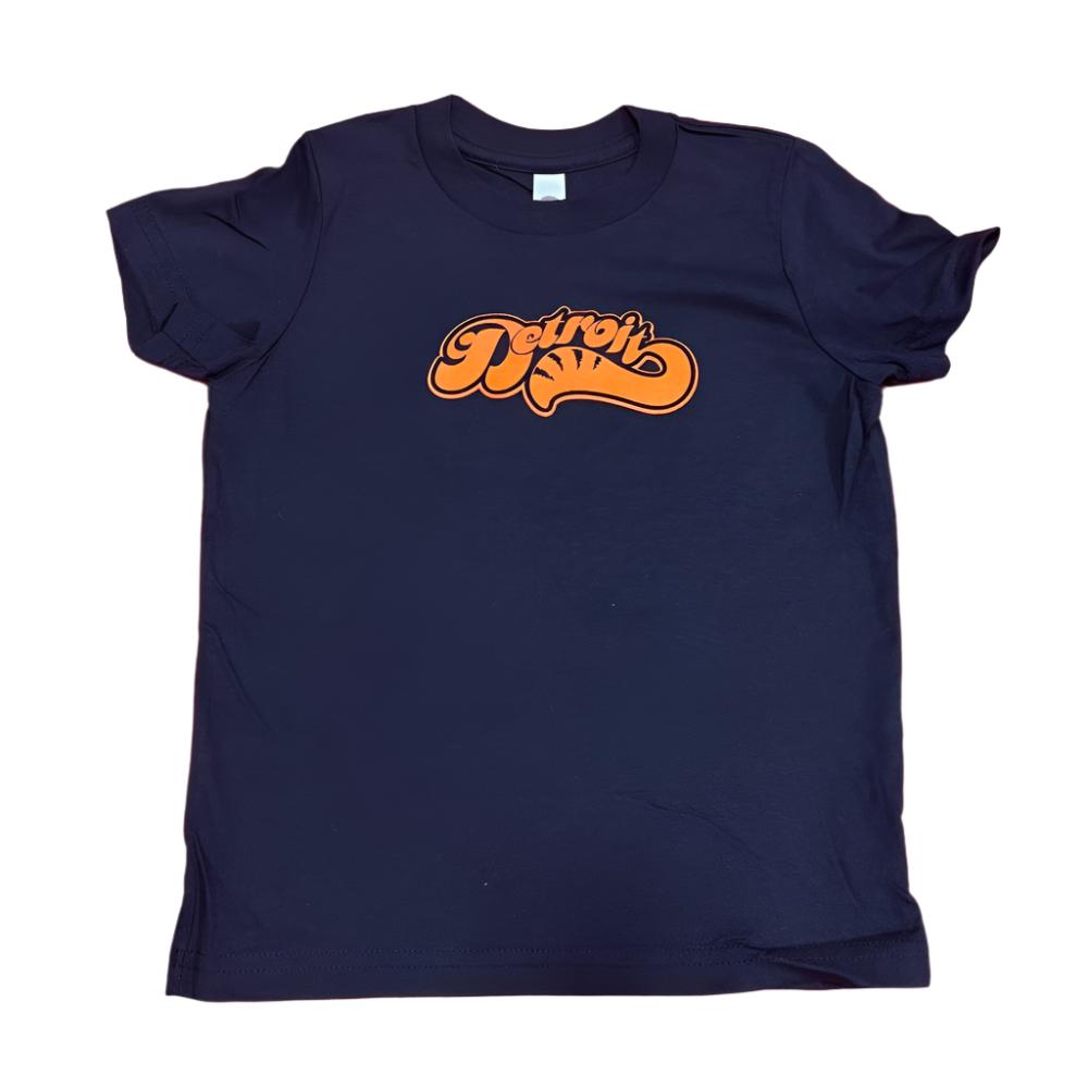 Youth - Detroit Sweep T-Shirt - Navy - FINAL SALE