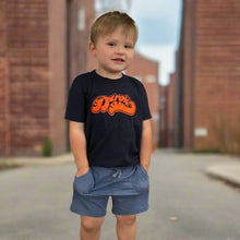 Load image into Gallery viewer, Youth - Detroit Sweep T-Shirt - Navy - FINAL SALE
