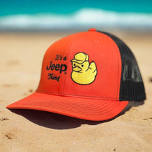 Load image into Gallery viewer, Hat - It&#39;s A Jeep Thing Duck - Orange/Black

