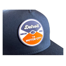 Load image into Gallery viewer, Hat - Detroit Reel Rubber Patch - Navy

