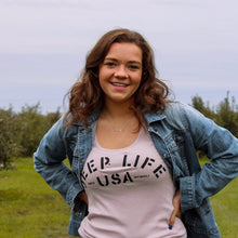 Load image into Gallery viewer, Ladies Jeep® Life Ribbed Tank Top - Blush
