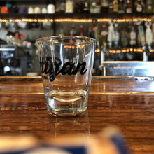 Load image into Gallery viewer, Shot Glass - Michigan Script
