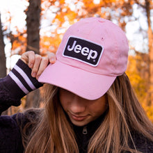 Load image into Gallery viewer, Hat - Jeep Chino Twill Patch - Pink

