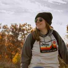 Load image into Gallery viewer, Mens Jeep® Have Fun Out There Vintage Hoodie - Grey/Natural
