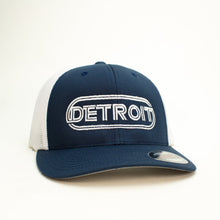 Load image into Gallery viewer, Hat - Detroit Wrap Flexfit (Navy/White)
