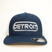 Load image into Gallery viewer, Hat - Detroit Wrap Flexfit (Navy/White)

