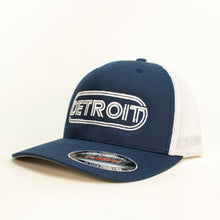Load image into Gallery viewer, Hat - Detroit Wrap Flexfit (Navy/White)
