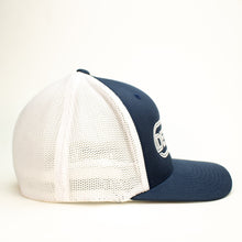 Load image into Gallery viewer, Hat - Detroit Wrap Flexfit (Navy/White)
