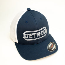 Load image into Gallery viewer, Hat - Detroit Wrap Flexfit (Navy/White)
