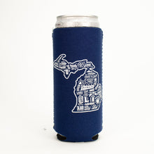 Load image into Gallery viewer, Slim Can Coozie - Michigan Places
