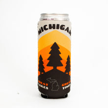 Load image into Gallery viewer, Slim Can Coozie - Michigan Pines
