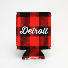 Load image into Gallery viewer, Coozie - Detroit Script Plaid
