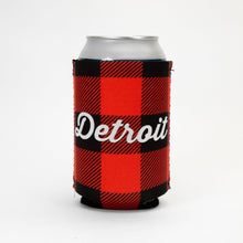 Load image into Gallery viewer, Coozie - Detroit Script Plaid
